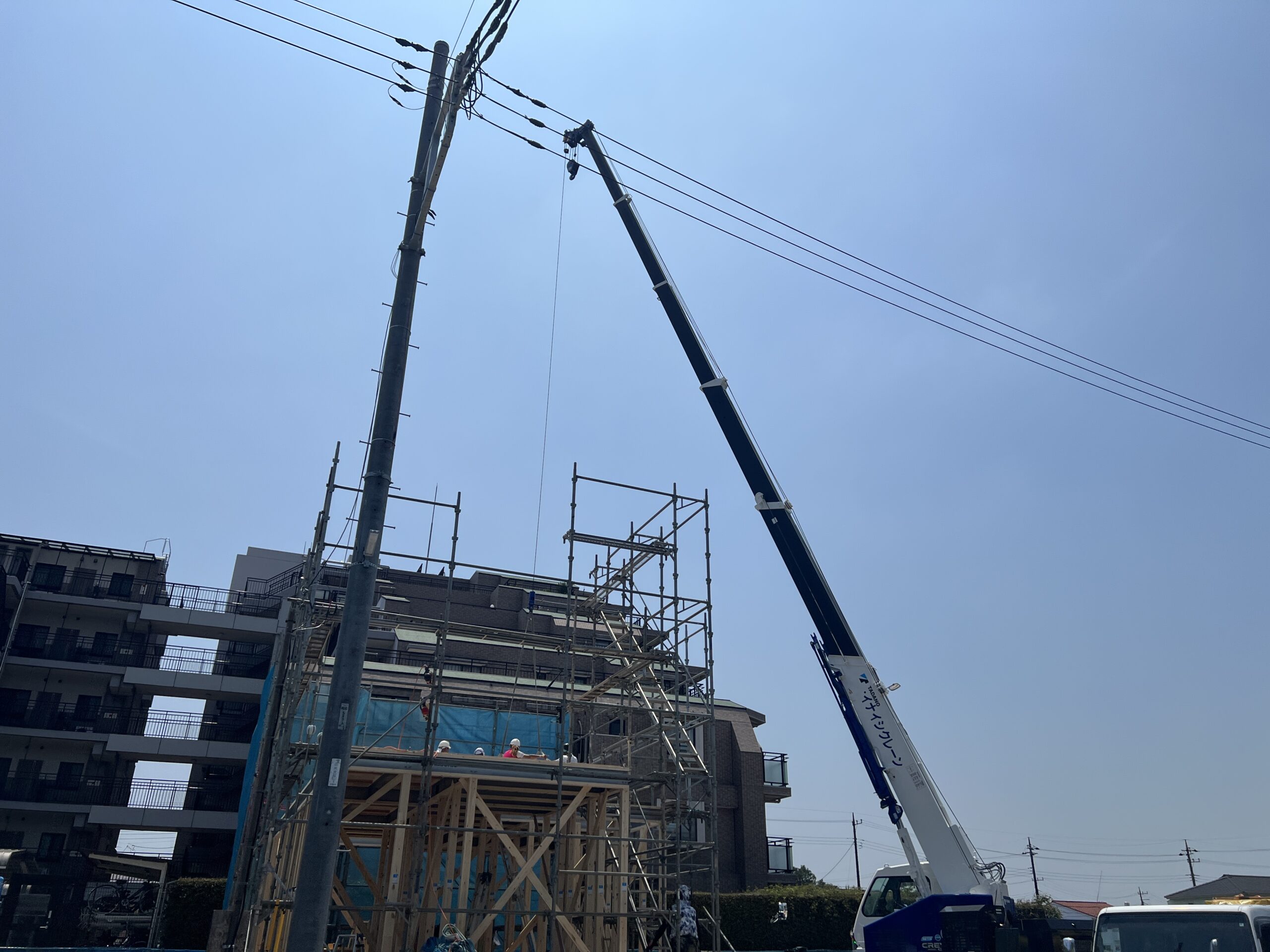 西初石続々と上棟しています！R5.07.27
