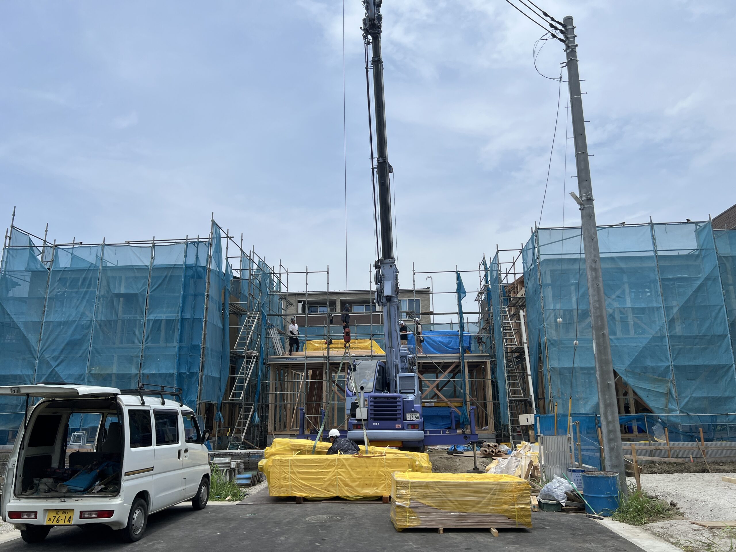 南流山10丁目4号棟が上棟！Ｒ7.07.06